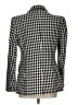 Zara Houndstooth Ivory Blazer Size L - photo 2