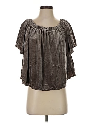 Sunday in Brooklyn Short Sleeve Blouse (view 1)