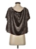 Sunday in Brooklyn Gray Short Sleeve Blouse Size S - photo 2