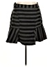 Worthington Stripes Gray Casual Skirt Size 16 (tall) - photo 1