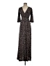 Koh Koh Brown Casual Dress Size XS - photo 1