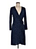 BCBGMAXAZRIA Animal Print Blue Cocktail Dress Size M - photo 1