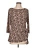 Neiman Marcus Brown 3/4 Sleeve Blouse Size L - photo 1