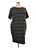 Lands' End Tweed Gray Casual Dress Size 22 - photo 1