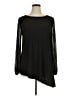 Marina Black Long Sleeve Blouse Size 16 - photo 1