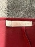 Hinge 100% Polyester Burgundy Short Sleeve Blouse Size 1 - photo 7