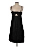 BCBGMAXAZRIA 100% Silk Black Cocktail Dress Size 4 - photo 2