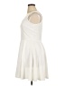 White Mark Solid Ivory Casual Dress Size XL - photo 5