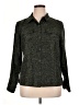 Ecru Tweed Green Long Sleeve Button-Down Shirt Size XL - photo 1