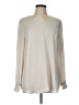 CAbi 100% Polyester Ivory Long Sleeve Blouse Size L - photo 1