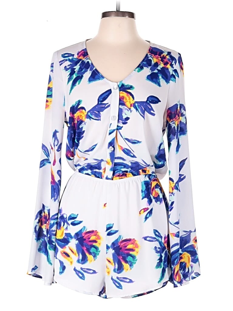 Pre-owned Show Me Your Mumu Romper In White