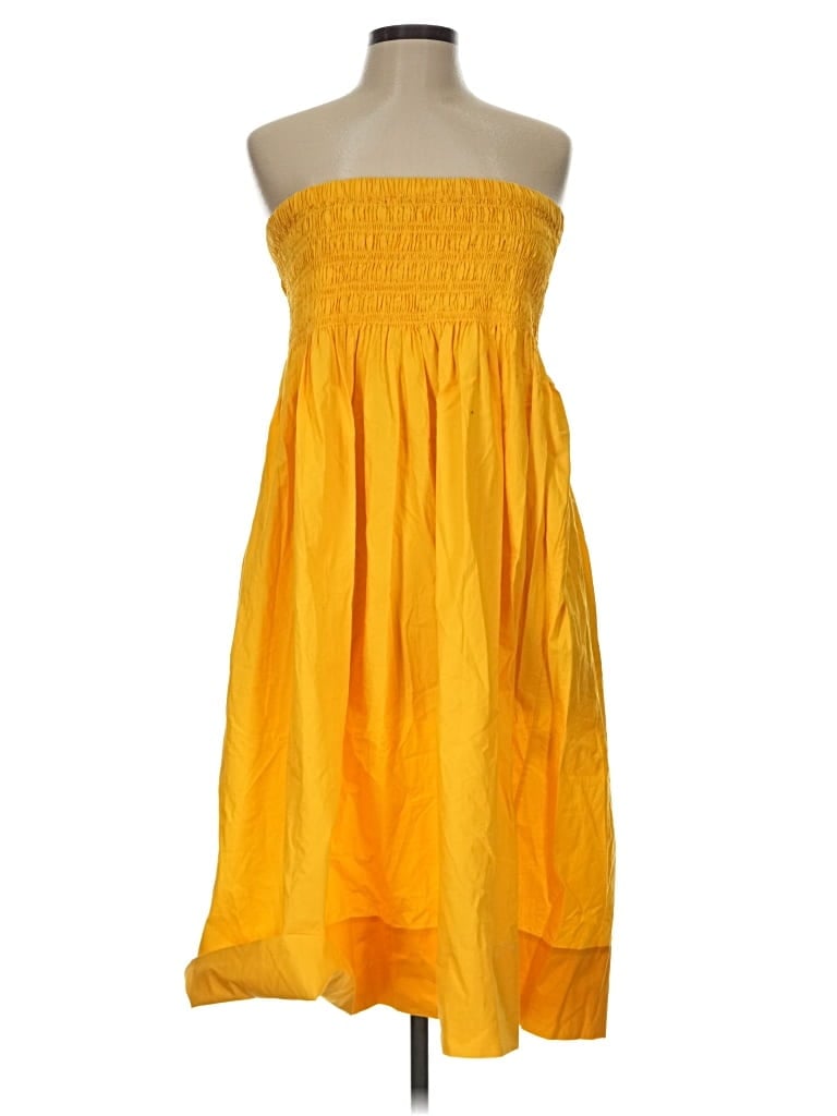 Pre-owned Rhode Casual Dress In Yellow