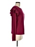 CeCe Burgundy Long Sleeve Blouse Size M - photo 4