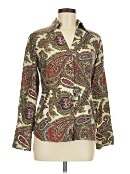 Talbots Long Sleeve Silk Top (view 1)