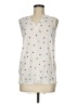 Eddie Bauer 100% Rayon White Sleeveless Blouse Size M - photo 1