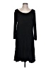 AB Studio Solid Black Casual Dress Size L - photo 1