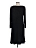 AB Studio Solid Black Casual Dress Size L - photo 2
