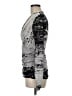 Bebe Silver Long Sleeve Blouse Size M - photo 5