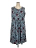 Roaman's Paisley Blue Casual Dress Size 22 - photo 1