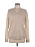 Tahari 100% Cashmere Tan Cashmere Pullover Sweater Size L - photo 1