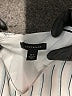 Ann Taylor 100% Polyester Stripes Silver Casual Dress Size 0 (tall) - photo 7
