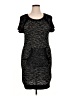 Extra Touch Tweed Black Casual Dress Size 1X - photo 1
