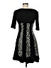 Connected Apparel Graphic Black Cocktail Dress Size 8 Petite - photo 2