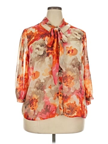 Elementz 3/4 Sleeve Blouse (view 1)