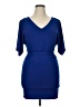 Trina Turk Solid Blue Cocktail Dress Size XL (estimated) - photo 1