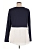 Colleen Lopez Blue Long Sleeve Blouse Size XL - photo 2