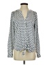 Ann Taylor Blue Long Sleeve Blouse Size S - photo 1