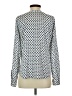 Ann Taylor Blue Long Sleeve Blouse Size S - photo 2