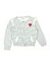Blune 100% Cotton White Cardigan Size 6 - photo 1