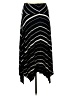 Soma Stripes Black Casual Skirt Size L - photo 2