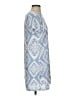 Lulus 100% Polyester Argyle Blue Casual Dress Size S - photo 4