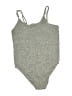Make + Model Solid Gray Bodysuit Size L - photo 2