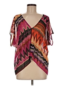Charlotte Russe Short Sleeve Blouse (view 1)