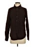 CP Shades Solid Brown Long Sleeve Button-Down Shirt Size S - photo 1