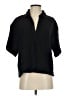 Gap 100% Cotton Black Short Sleeve Blouse Size S - photo 1