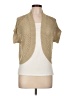 August Silk Tan Cardigan Size L - photo 1