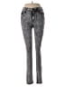 Celebrity Pink Animal Print Gray Jeans Size 3 - photo 1