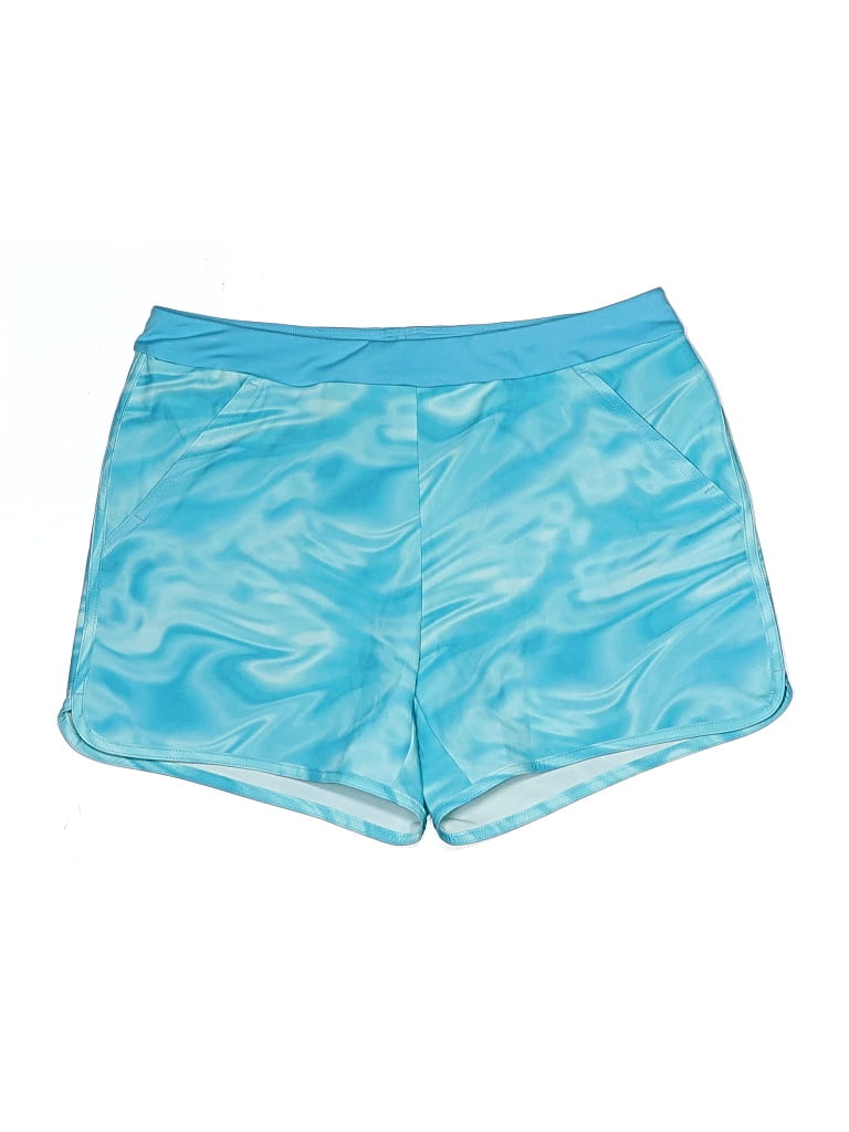 Pre-owned Lands' End Swimsuit Bottoms In Teal
