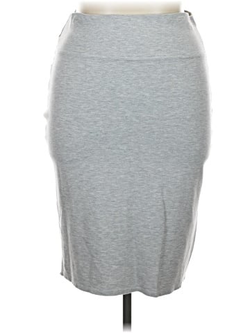 Linda Allard Ellen Tracy Silk Skirt (view 1)