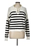 For The Republic Stripes Ivory Pullover Sweater Size L - photo 1