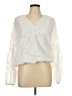 Haver + Blair 100% Polyester Ivory Long Sleeve Blouse Size L - photo 1