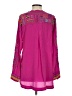 Johnny Was 100% Silk Pink Blouse Size S - photo 2