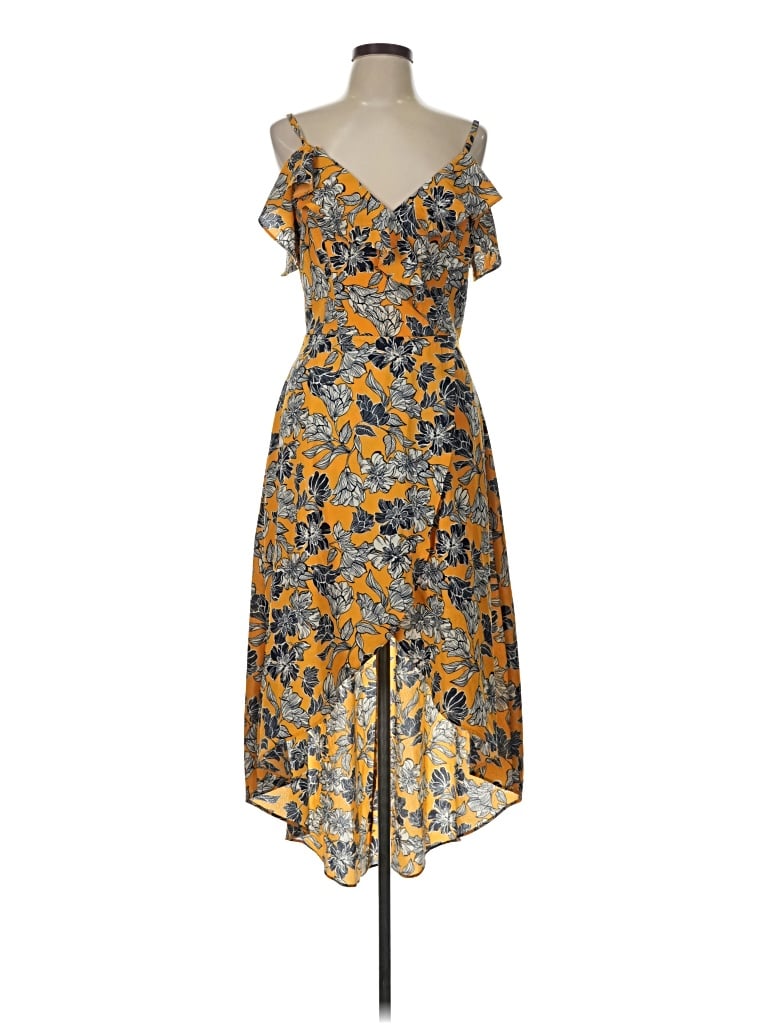 Pre-owned Iz Byer Cocktail Dress In Yellow
