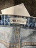 Zara Blue Denim Shorts Size 6 - photo 3