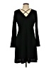 Chetta B Solid Black Cocktail Dress Size 10 - photo 1