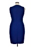 Dana Buchman Solid Blue Cocktail Dress Size 14 - photo 2